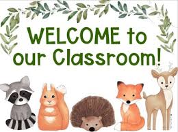Woodland Animals Welcome Sign by Less ...